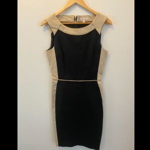 Banana Republic Black and Tan Dress